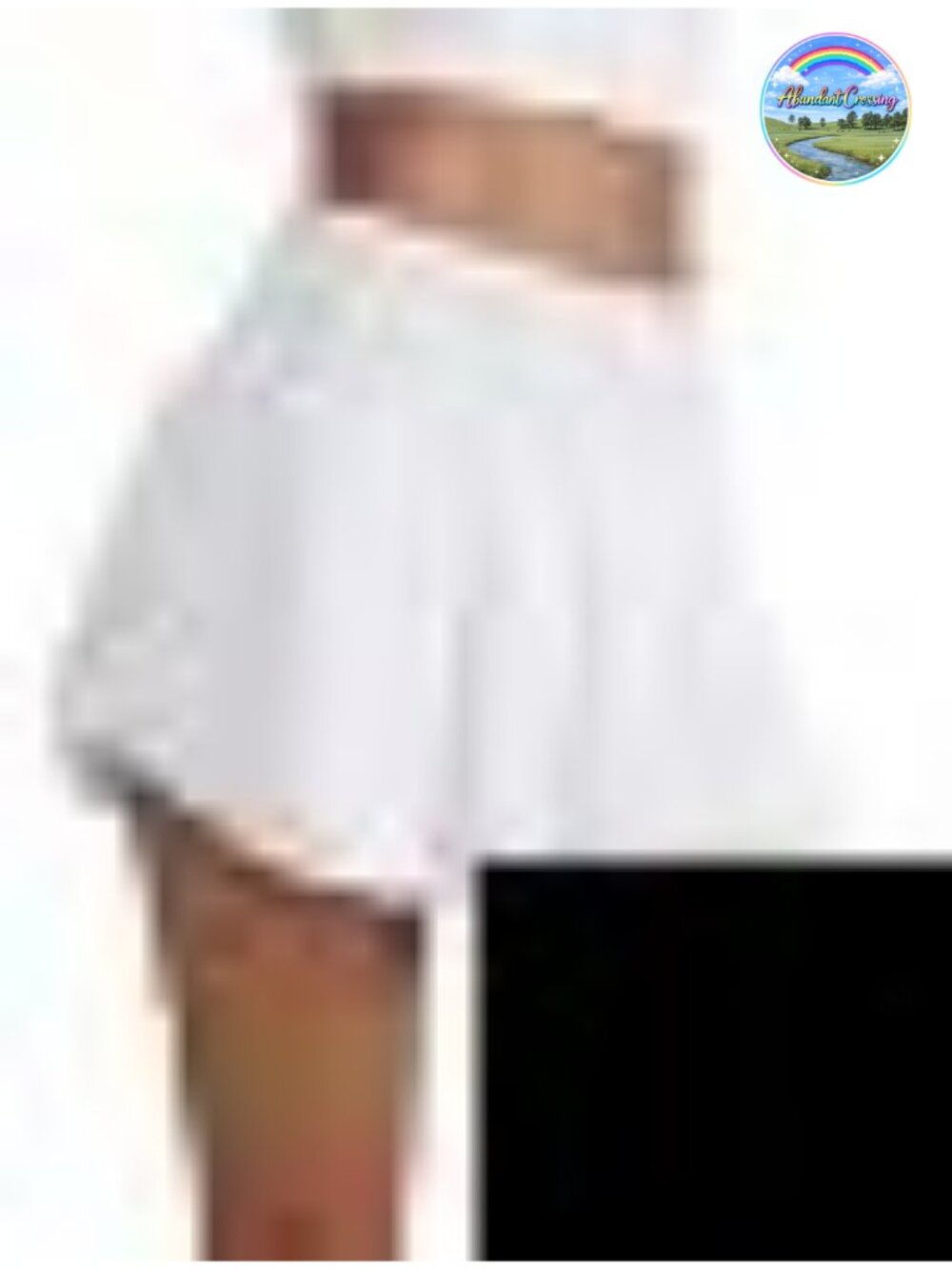 Ruffle Skirt Overlay Athletic Shorts High Rise Skorts